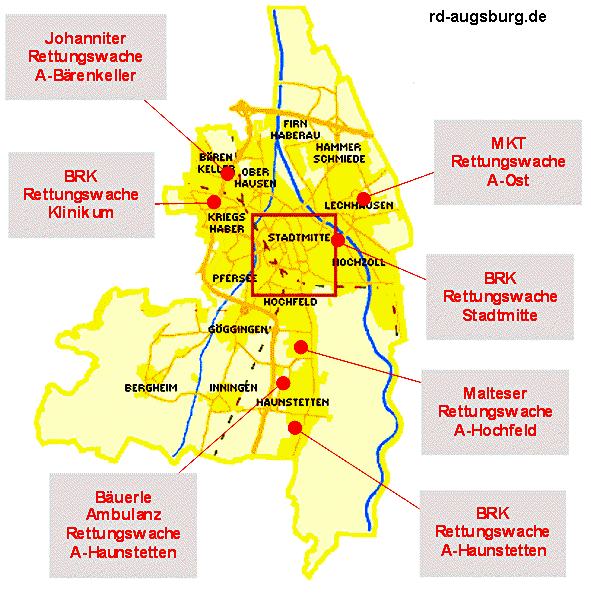 Der Rettungsdienst in Augsburg
